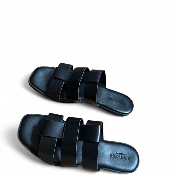 Simons Black Women's Sandals - Picture 4 of 6